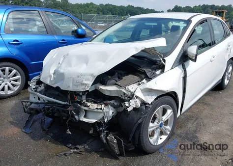 2013 Ford Focus Se из США, поврежденный, VIN 1FADP3F23DL118741